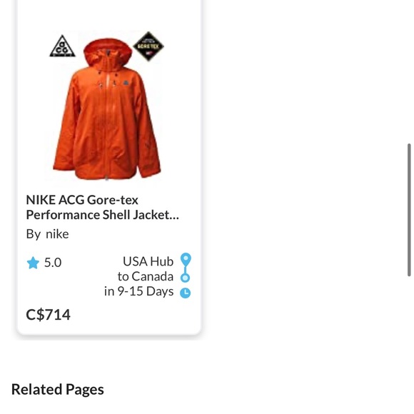 BNWT NIKE ACG Gore-tex Performance Shell Jacket Mens Ski Snowboard XL - Picture 13 of 13